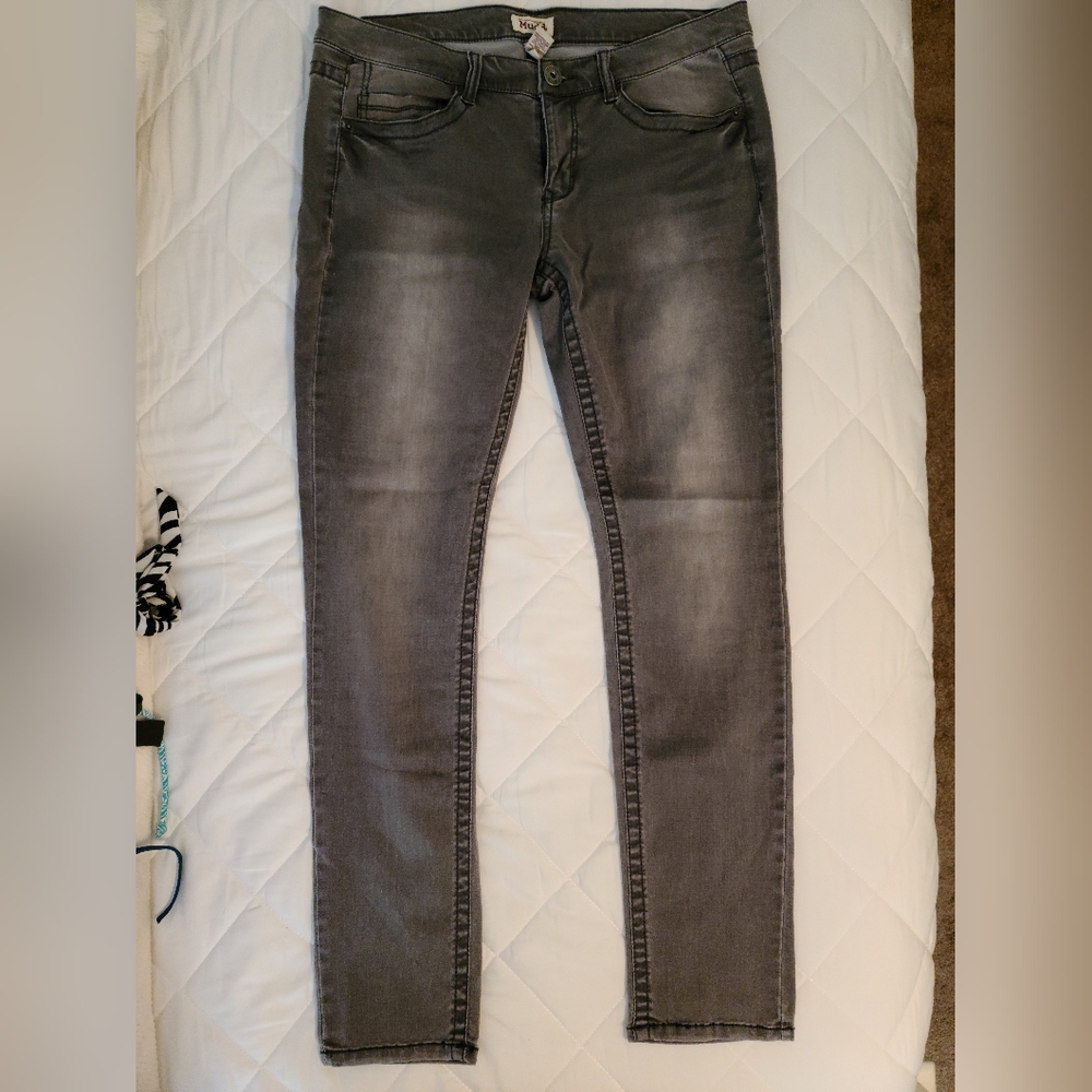 Mudd Gray Stretch Skinny Pant